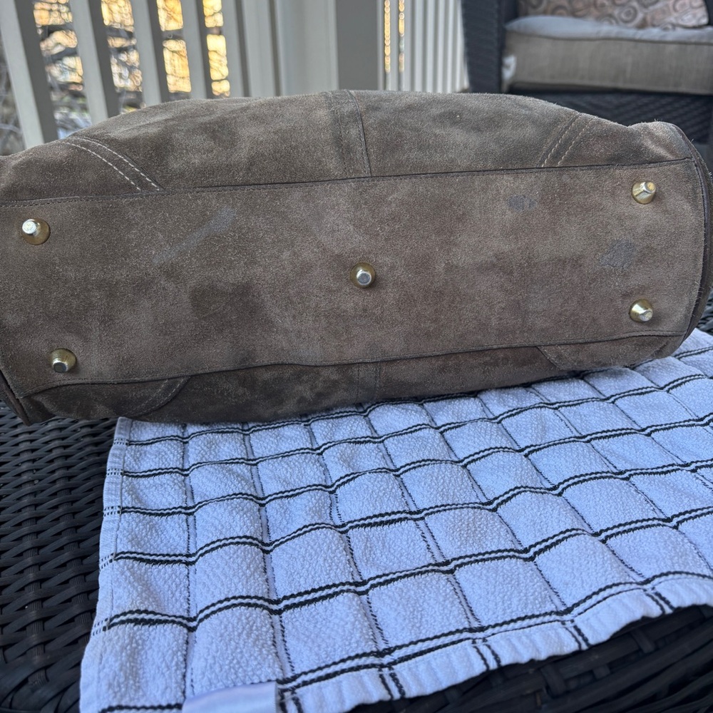 COACH Hampton Vintage Suede bag E060-8A79 - Picture 6 of 13